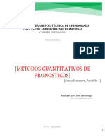 Métodos Cuantitativos Pronósticos