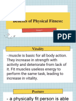 Benefits of Physical Fitness:: Group 4