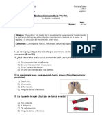 Evaluación Sumativa Fuerza