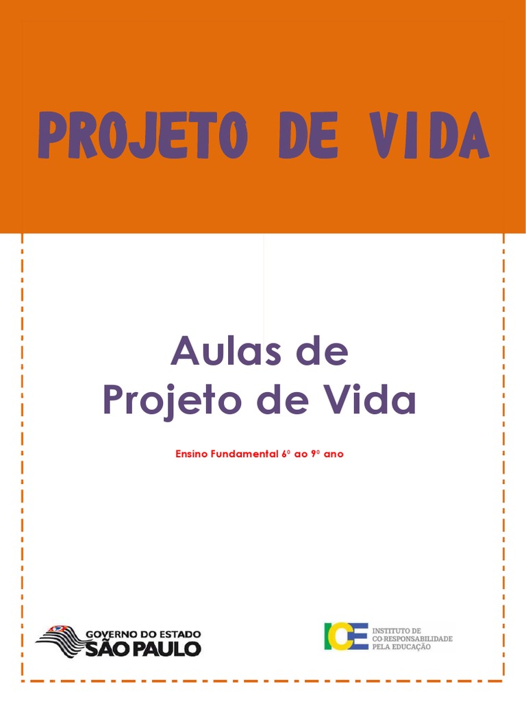 Aulas de Projeto de Vida para Ensino Fundamental | PDF | Aprendizado ...