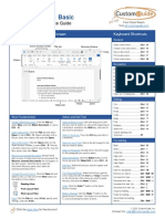 Word 2021 Basic Cheat Sheet