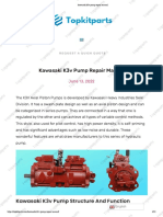 Kawasaki k3v Pump Repair Manual
