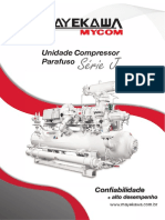 Unidade compressor parafuso série J