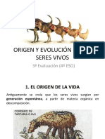 Tema 8 - Origen y Evolución de Los Seres Vivos-1