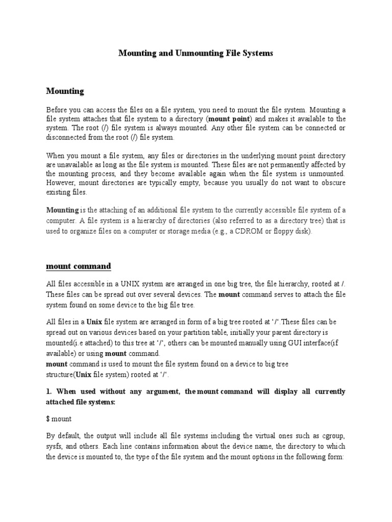 Unix system administration ii pdf