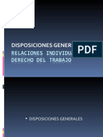 Disposiciones Generales (R)