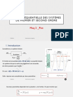 Etude Fréquentielle Des Systèmes de Premier Et Second