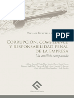 Corrupción, Compliance y Responsabilidad Penal de La Empresa