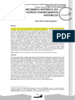 Conhecimento Histórico Do Historiador e Outros Conhecimentos Históricos.