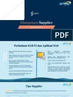 Materi SAKTI Suplier