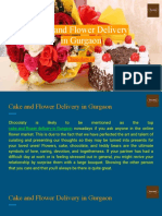 Cake and Flower Delivery in Gurgaon