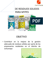 Mypes-RRSS Gestion Residuos Solidos