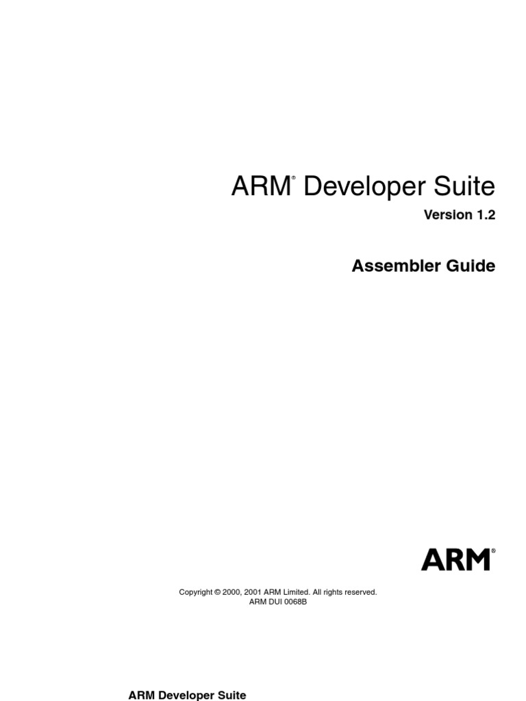 ARM Assembler Guide PDF Arm Architecture Instruction Set