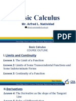 SHS Basic Calculus Course Outline SEO