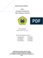 Resume Teori Akuntansi - Kelompok 1 - Bab 4 Kerangka Konseptual dan Tujuan Pelaporan Akuntansi