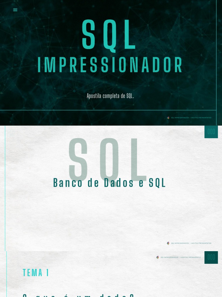 Apostila sql completa pdf sql bancos de dados