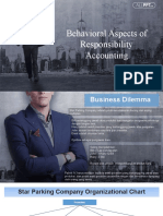 Behavioral Aspects of Responsibility Accounting