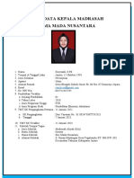 Biodata Kepala Madrasah