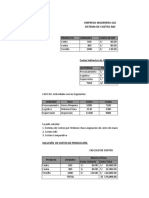 Costeo ABC vs Costeo por Órdenes en Empresa Maderera