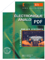 Collectif - Electronique, Terminale STI Génie Électronique 2, Analogique _ Livre de l'Élève-Hachette Education (2002)