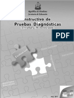 Instructivo Prueba Diagnostica ESP MAT Versión 2011