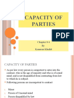 4 CAPACITY OF PARTIES CH # 4 Part # 1
