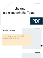 Literarische Texte Und Sachtexte