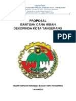 Bantuan Dana Hibah Dekopinda Kota Tangerang: Proposal