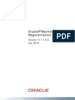 Oracle®Marketing Segmentation Guide