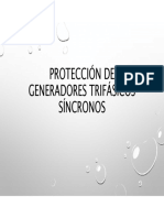 Protección de generadores trifásicos síncronos