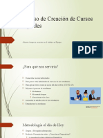 Proceso de Creación de Cursos Digitales