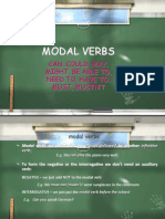 Modal Verbs - 4º