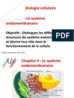 Chapitre 4 Système Endomembranaire