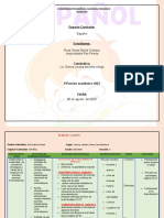 Plan de Clases Segundo Grado