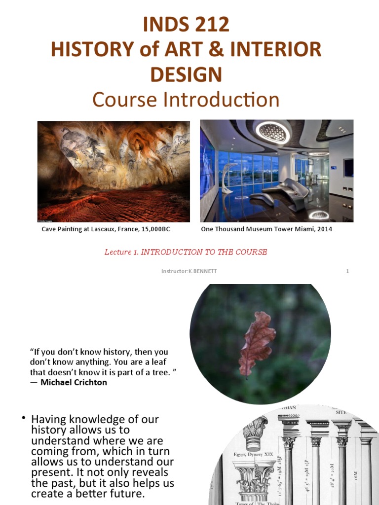 History of Art & Interior Design | PDF | Material Culture | Interior Design