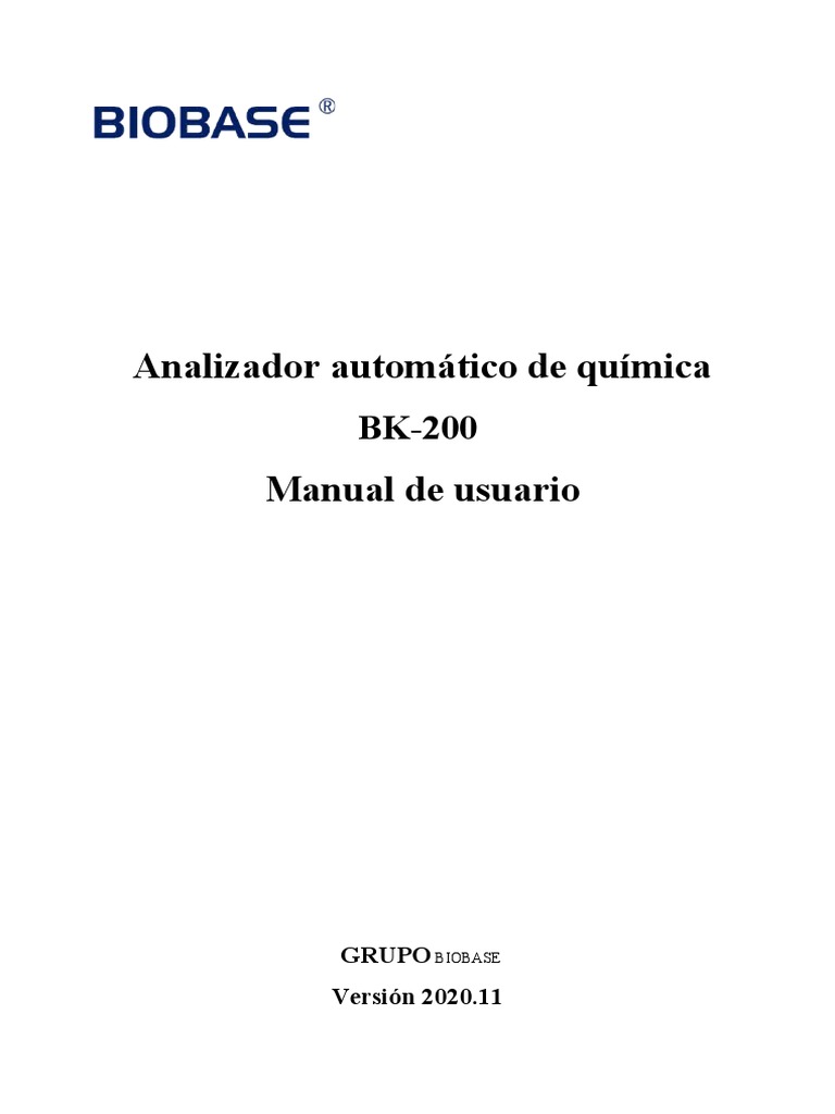Parte 1 Manual BK200 | PDF