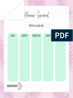 PDF - Planner Semanal Hojas