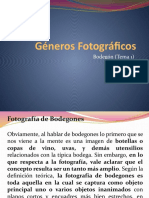 Géneros Fotográficos Bodegón (Tema 1)