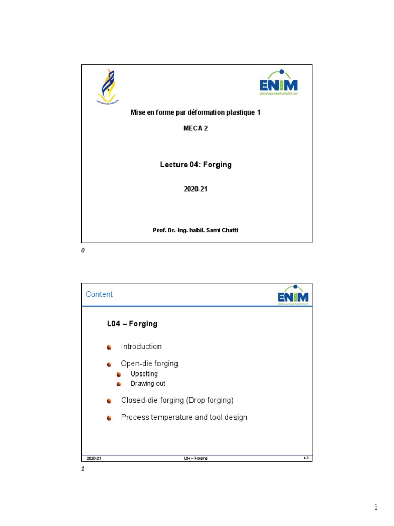 Forging Techniques And Processes Overview Pdf