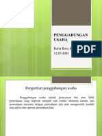 PENGGABUNGANUSAHA