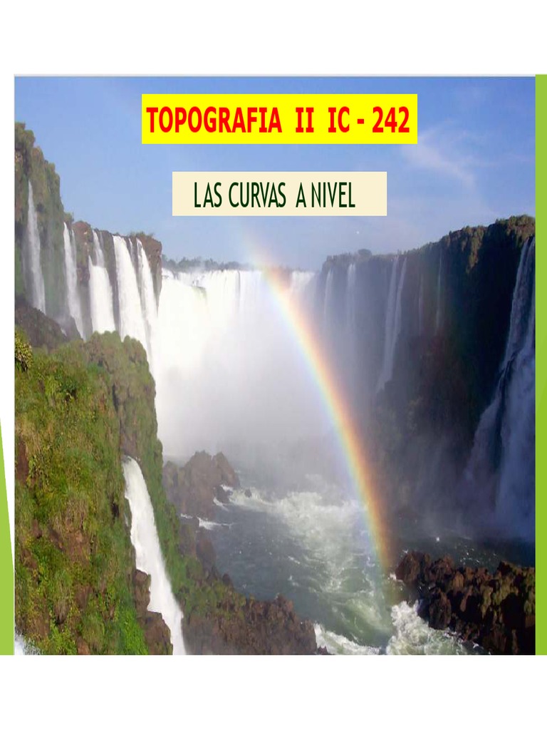 Equidistancia y Curvas de Nivel en Topografía | PDF | Terreno | Valle