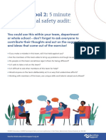 Practical Tool 2 - Psychological Safety Audit