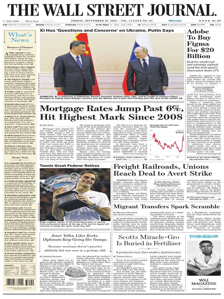 Wall Street Journal-3 | PDF | Inflation | Retail