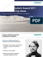 Siemens Student Award2011