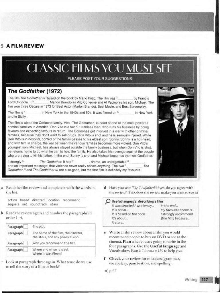 Classic Films You Must See The Godfather PDF