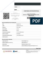 Constancia de Situación Fiscal Sofía Jazmín Valdés Alcalá