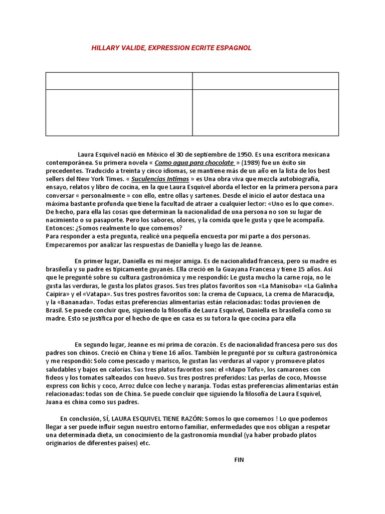 Hillary Valide | PDF | Preparación de comida y bebida | Cocina occidental