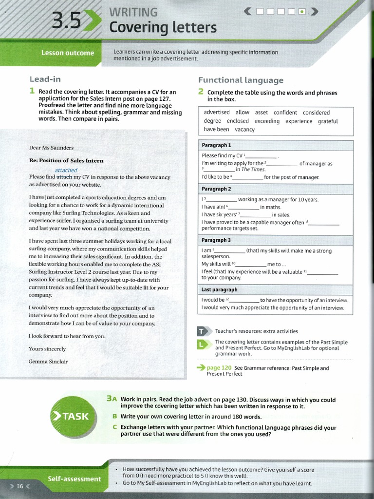 Cover Letter | PDF