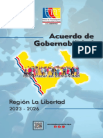 Acuerdo de Gobernabilidad La Libertad 2023 2026