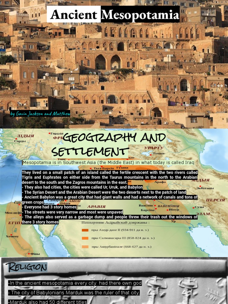 Life in the Ancient Mesopotamian Cities of Ur, Uruk and Babylon